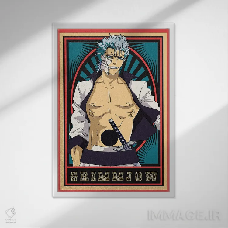 تابلو دکوراتیو گریمجوا اثر مونیر وانیاک - نمای قابدار سفید