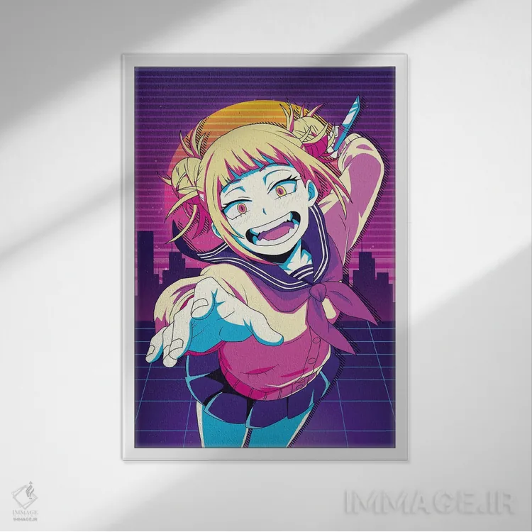 تابلو دکوراتیو هیمیکو توگا اثر مونیر وانیاک - نمای قابدار سفید