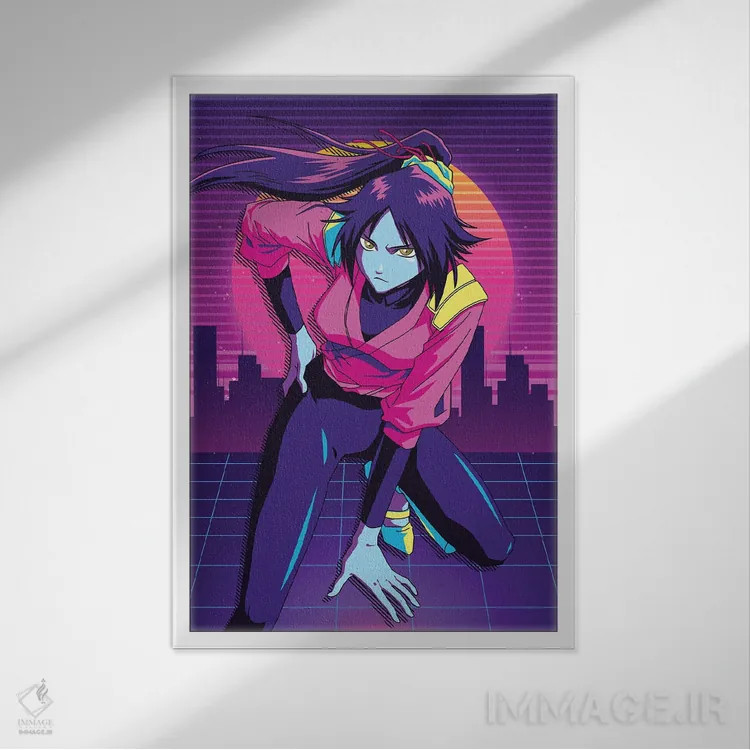 تابلو دکوراتیو بلیچ اثر مونیر وانیاک - نمای قابدار سفید