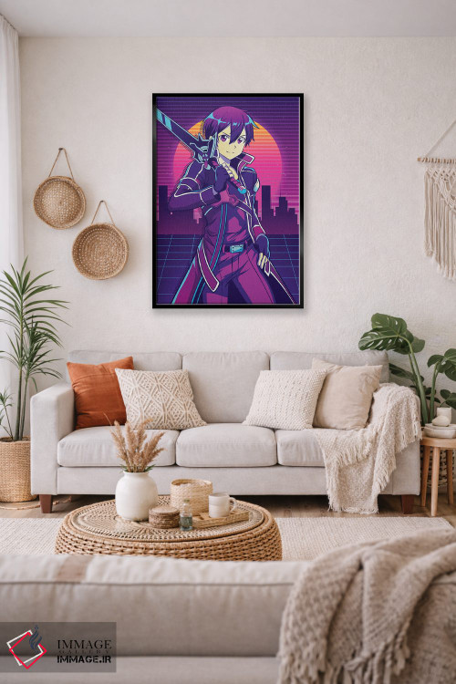 تابلو دکوراتیو هنر شمشیرزنی آنلاین اثر مونیر وانیاک - D3B