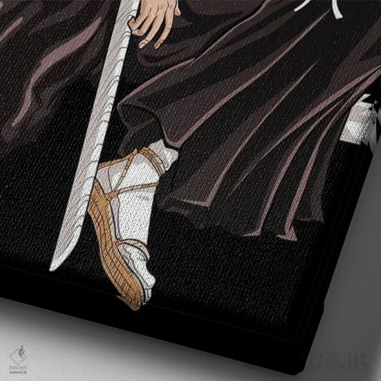 تابلو دکوراتیو کنپاچی زاراگی اثر مونیر وانیاک - نمای نزدیک بافت بوم