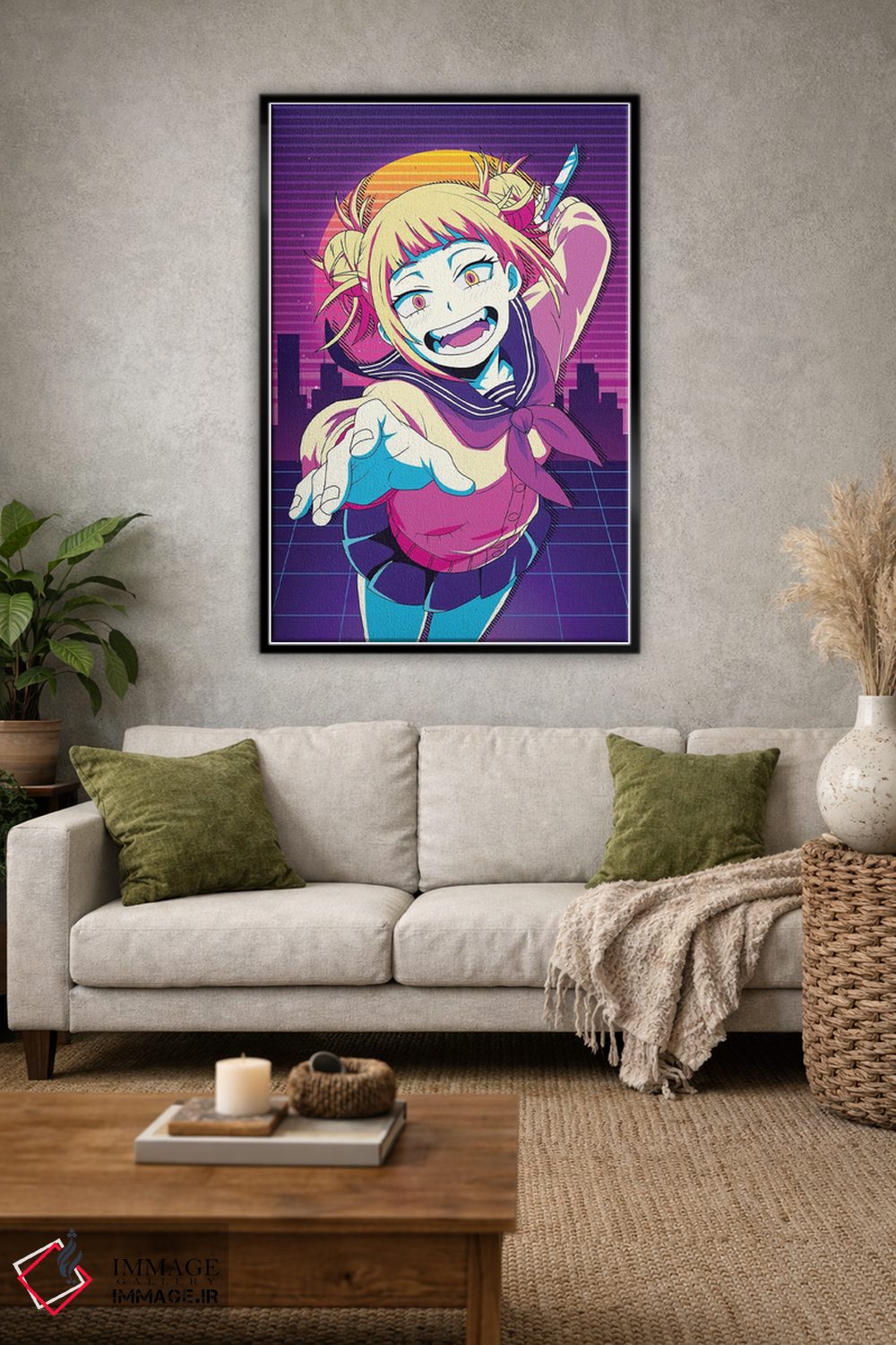 تابلو دکوراتیو هیمیکو توگا اثر مونیر وانیاک - D2B