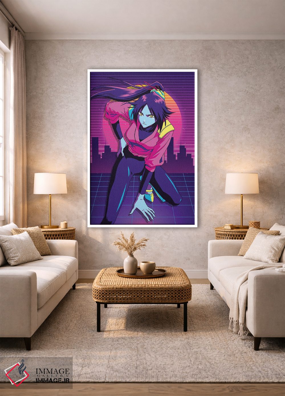 تابلو دکوراتیو بلیچ اثر مونیر وانیاک - D1W