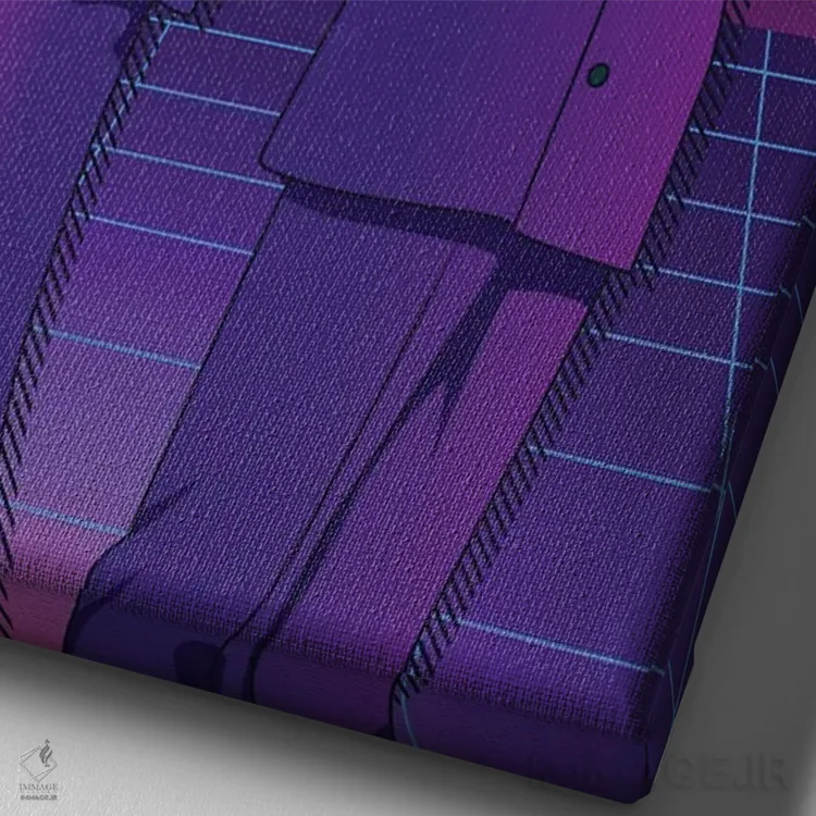 تابلو دکوراتیو هانتر ایکس هانتر اثر مونیر وانیاک - نمای نزدیک بافت بوم