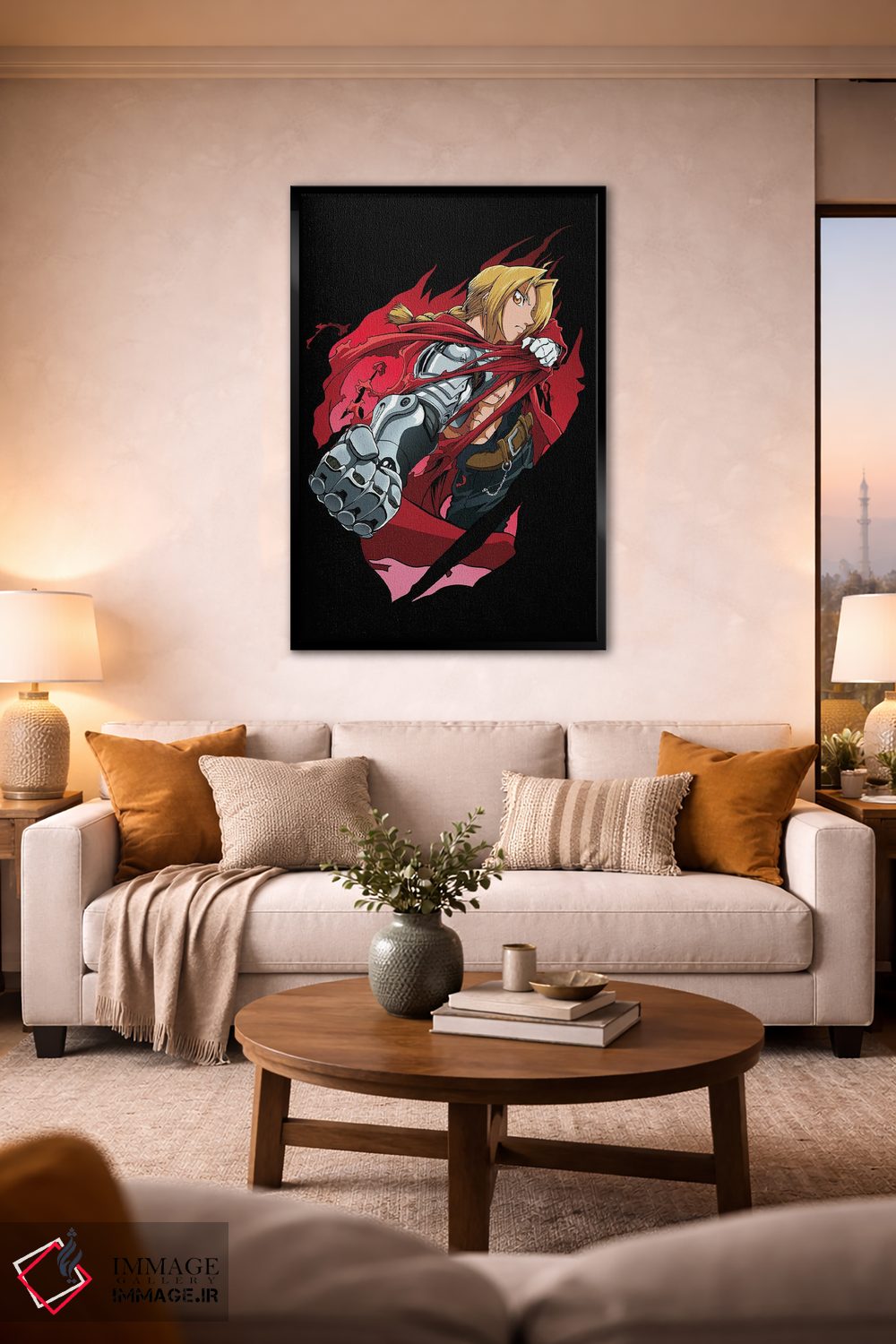 تابلو دکوراتیو کیمیاگر تمام فلزی اثر مونیر وانیاک - D2B