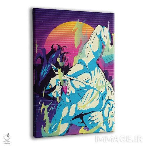 تابلو دکوراتیو حمله به تایتان اثر مونیر وانیاک - نمای پرسپکتیو محصول
