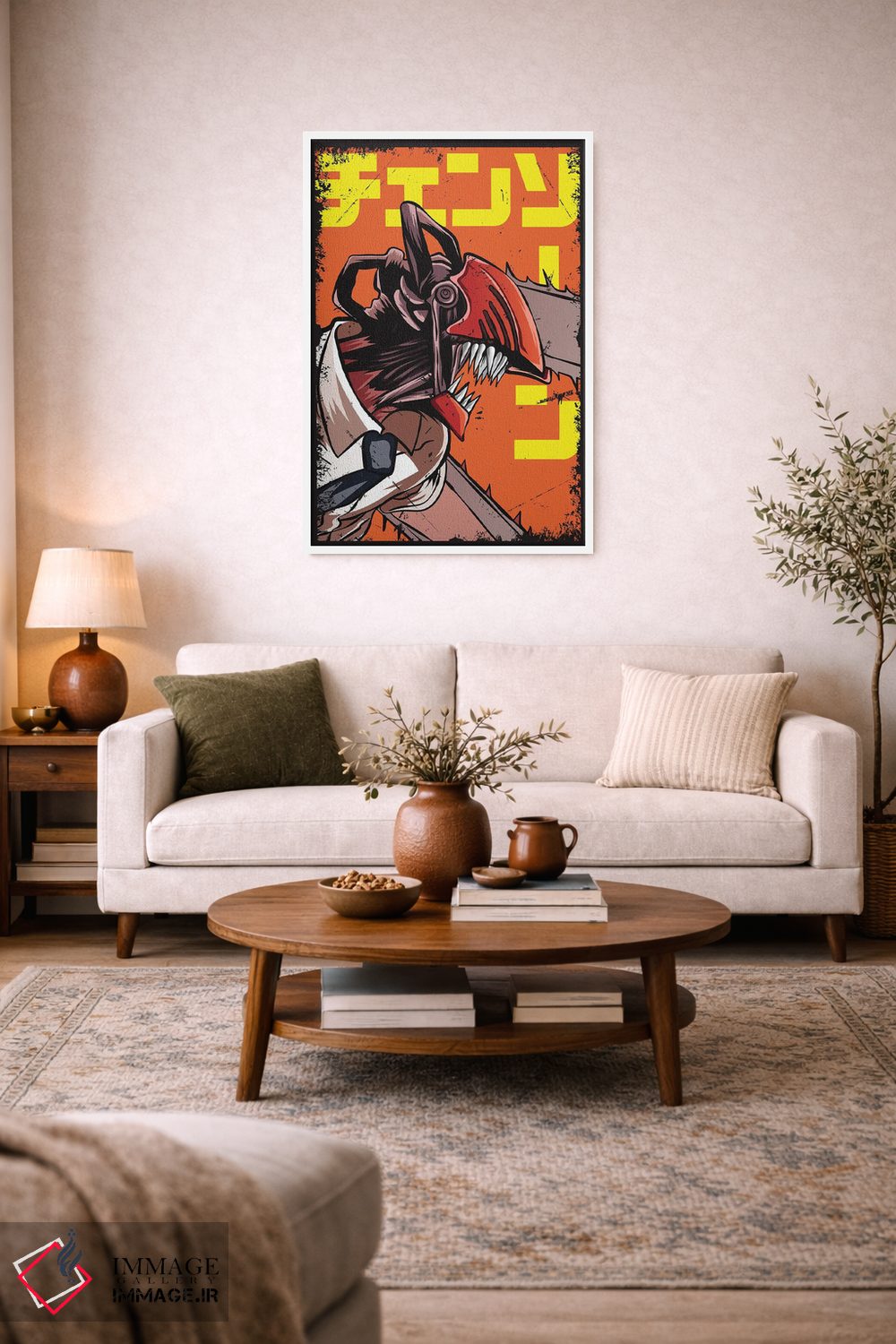 تابلو دکوراتیو چینساو من اثر مونیر وانیاک - D3W