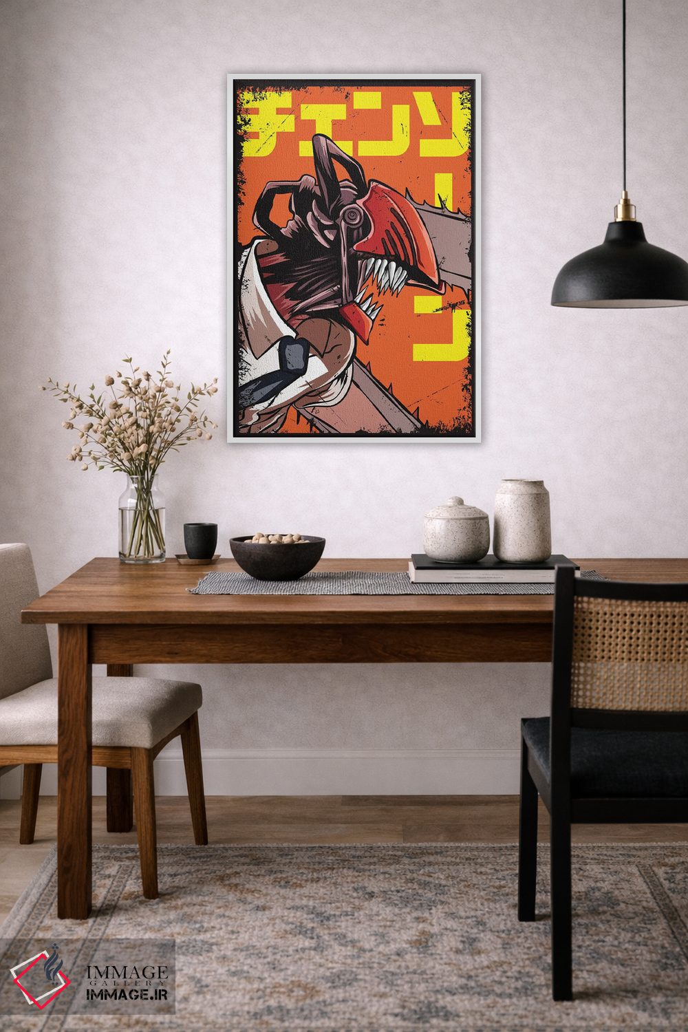 تابلو دکوراتیو چینساو من اثر مونیر وانیاک - D4W