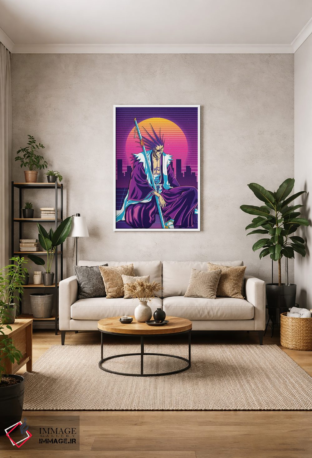 تابلو دکوراتیو بلیچ اثر مونیر وانیاک - D1W