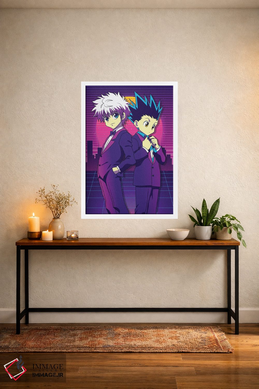 تابلو دکوراتیو هانتر ایکس هانتر اثر مونیر وانیاک - D2W