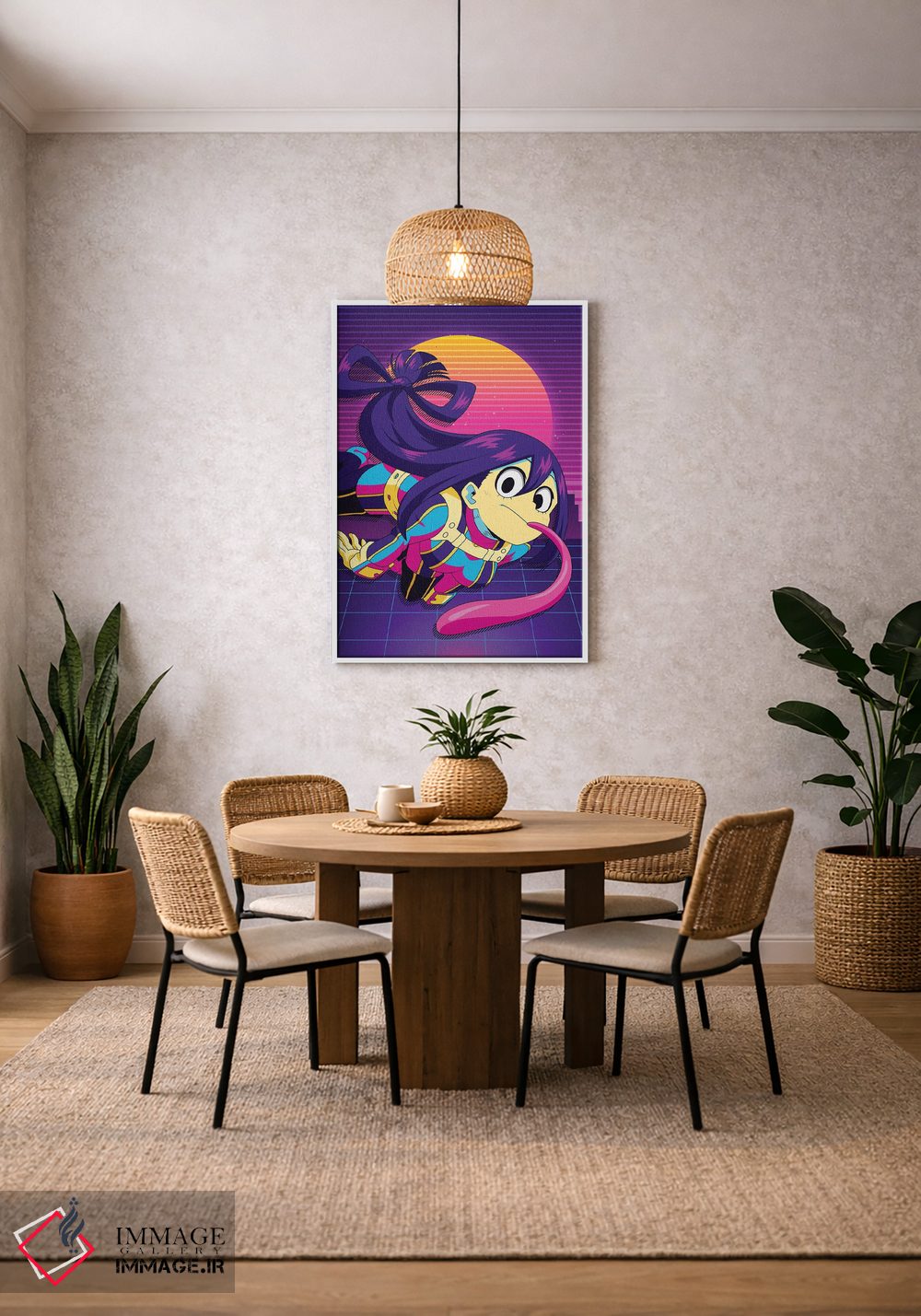 تابلو دکوراتیو مدرسه قهرمان من اثر مونیر وانیاک - D1W