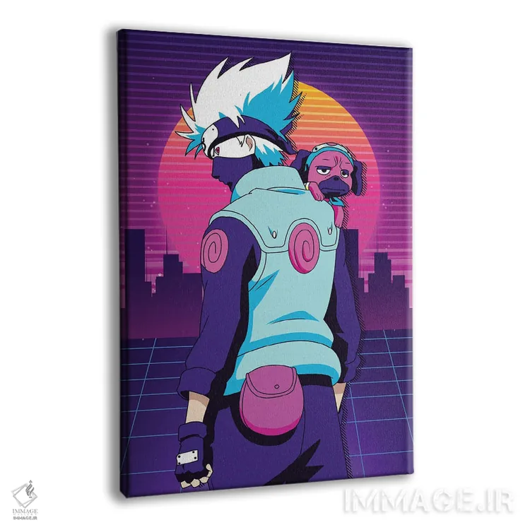 تابلو دکوراتیو هاتاکه کاکاشی اثر مونیر وانیاک - نمای پرسپکتیو محصول