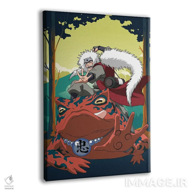 تابلو دکوراتیو جیرایا از انیمه ناروتو دوم اثر مونیر وانیاک - نمای پرسپکتیو محصول