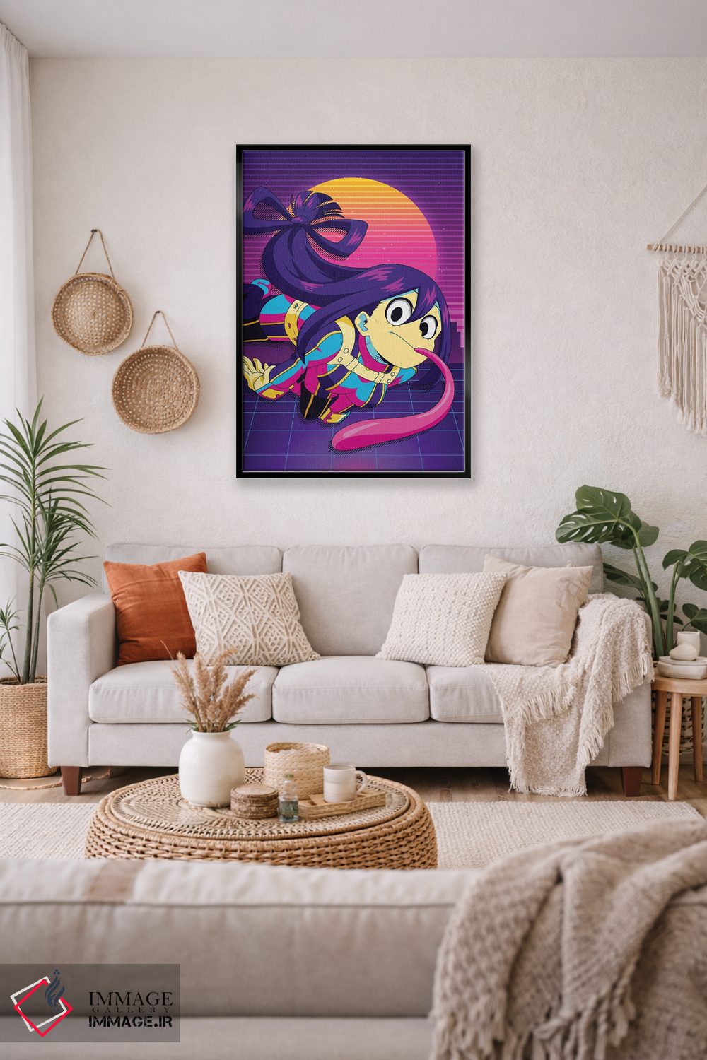 تابلو دکوراتیو مدرسه قهرمان من اثر مونیر وانیاک - D4B