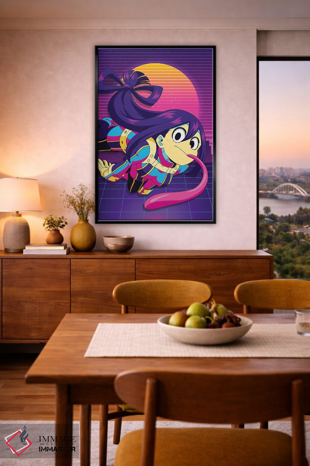 تابلو دکوراتیو مدرسه قهرمان من اثر مونیر وانیاک - D6B