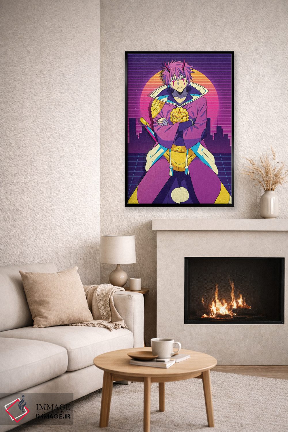 تابلو دکوراتیو آن زمانی که به عنوان اسلایم تناسخ یافتم اثر مونیر وانیاک - D6B