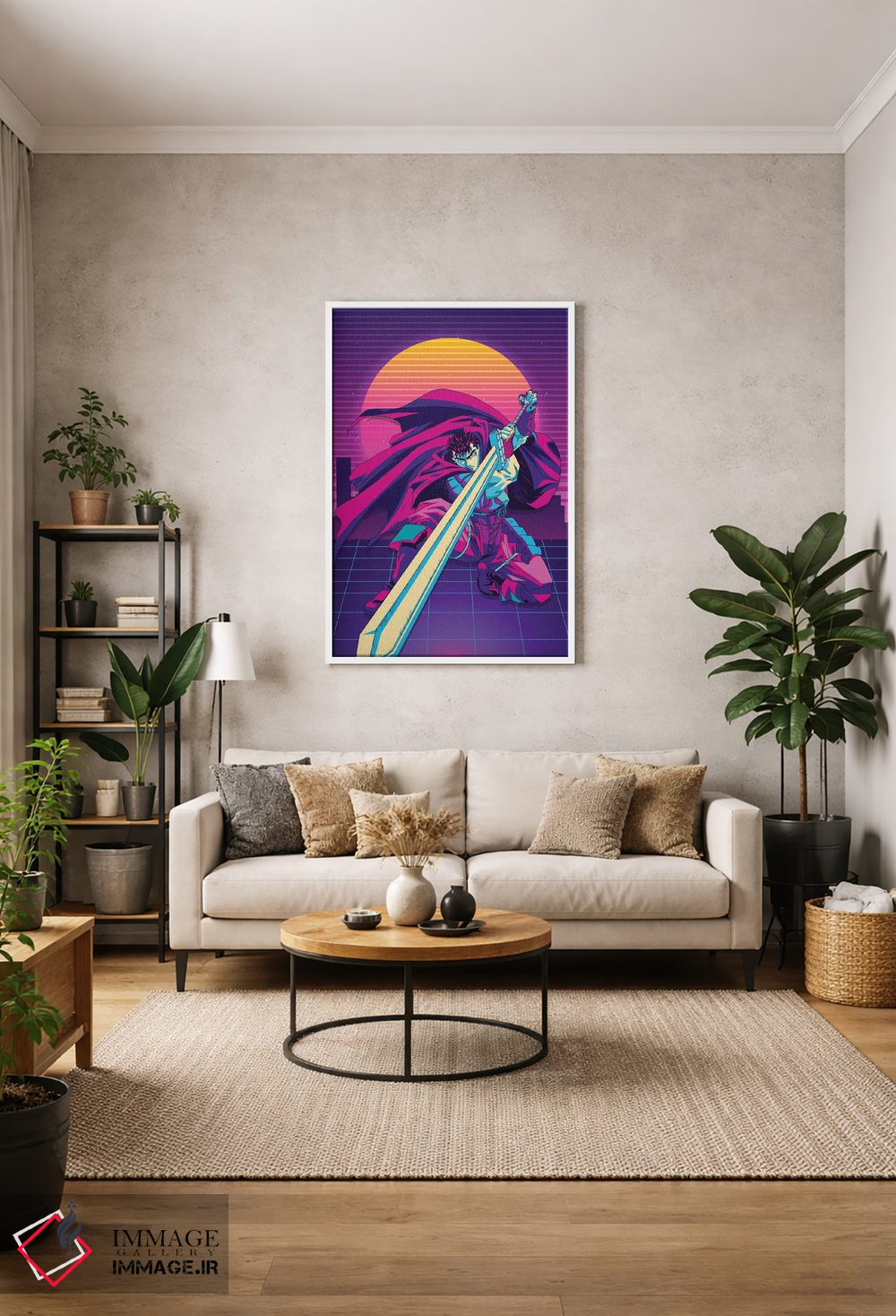 تابلو دکوراتیو برزرک اثر مونیر وانیاک - D1W