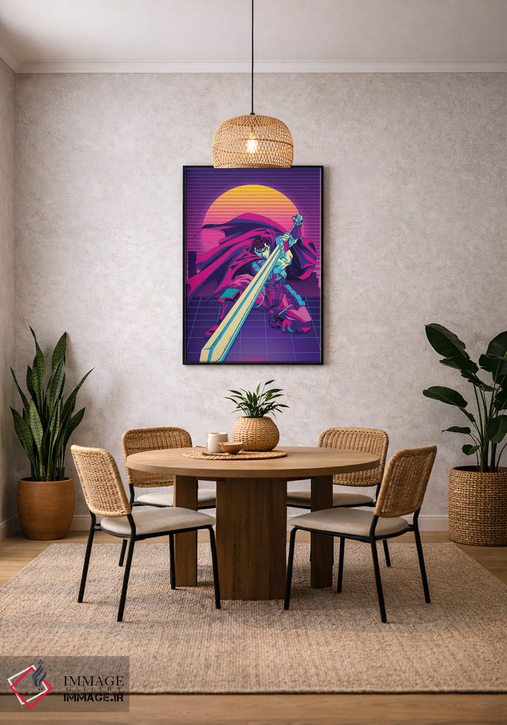 تابلو دکوراتیو برزرک اثر مونیر وانیاک - D3B