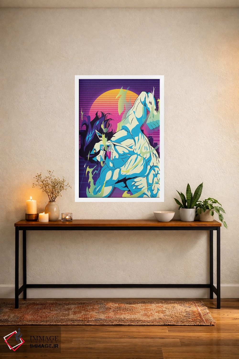 تابلو دکوراتیو حمله به تایتان اثر مونیر وانیاک - D2W