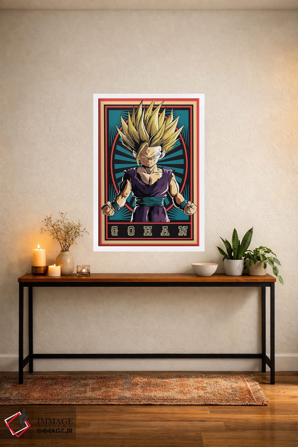 تابلو دکوراتیو دراگون بال زد - گوهان اثر مونیر وانیاک - D4W