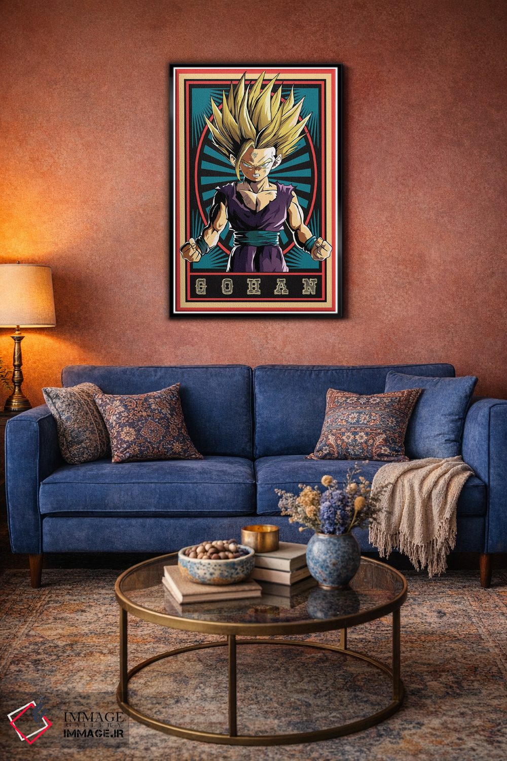 تابلو دکوراتیو دراگون بال زد - گوهان اثر مونیر وانیاک - D5B