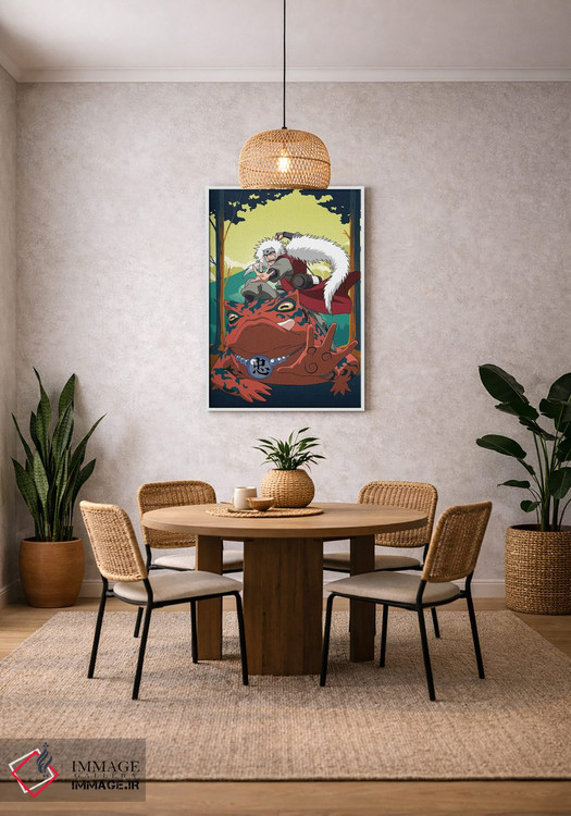 تابلو دکوراتیو جیرایا از انیمه ناروتو دوم اثر مونیر وانیاک - D2W