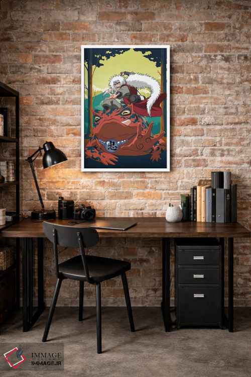 تابلو دکوراتیو جیرایا از انیمه ناروتو دوم اثر مونیر وانیاک - D1W