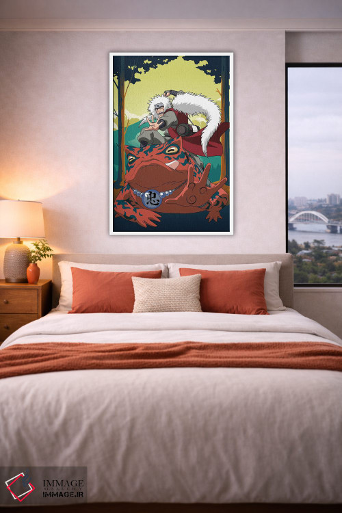 تابلو دکوراتیو جیرایا از انیمه ناروتو دوم اثر مونیر وانیاک - D3W