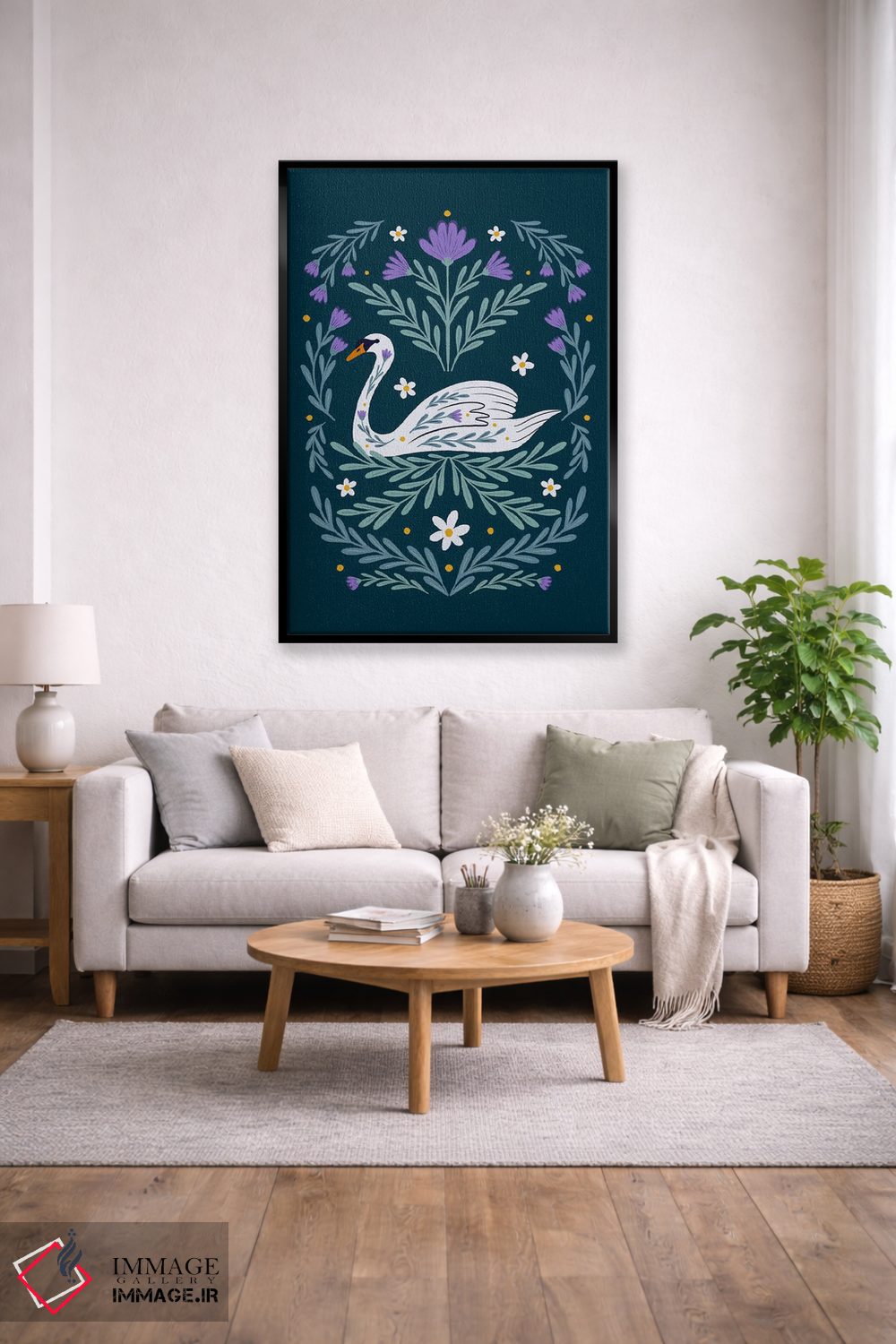 تابلو دکوراتیو قوی هنر عامیانه اثر آنجلا مینکا - D2B