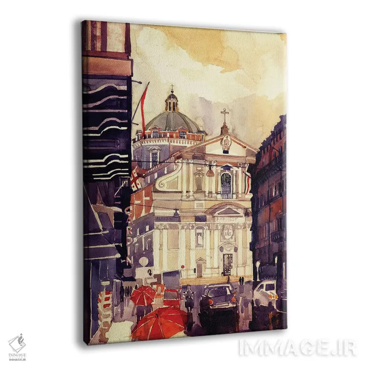 تابلو دکوراتیو ایل جزو اثر ماجا ورونسکا - نمای پرسپکتیو محصول