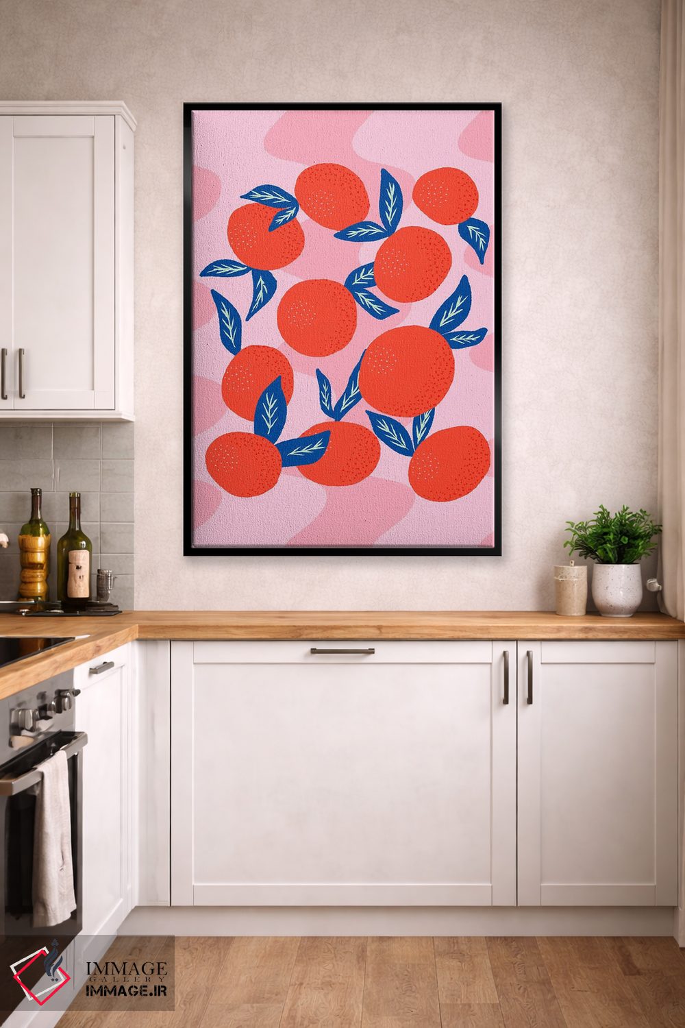 تابلو دکوراتیو نارنگی های رنگارنگ اثر آنجلا مینکا - D2B