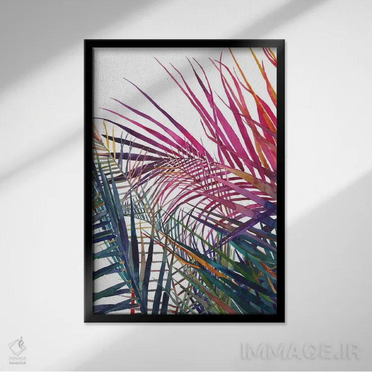 تابلو دکوراتیو جنگل جلد ۱ اثر ماجا ورونسکا - نمای قابدار مشکی