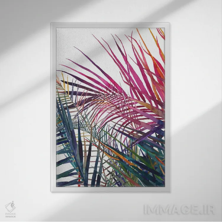 تابلو دکوراتیو جنگل جلد ۱ اثر ماجا ورونسکا - نمای قابدار سفید