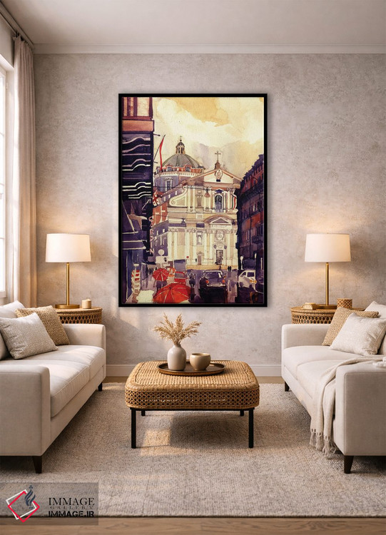 تابلو دکوراتیو ایل جزو اثر ماجا ورونسکا - D1B