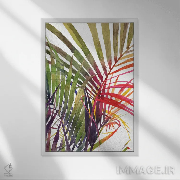 تابلو دکوراتیو جنگل جلد ۳ اثر ماجا ورونسکا - نمای قابدار سفید