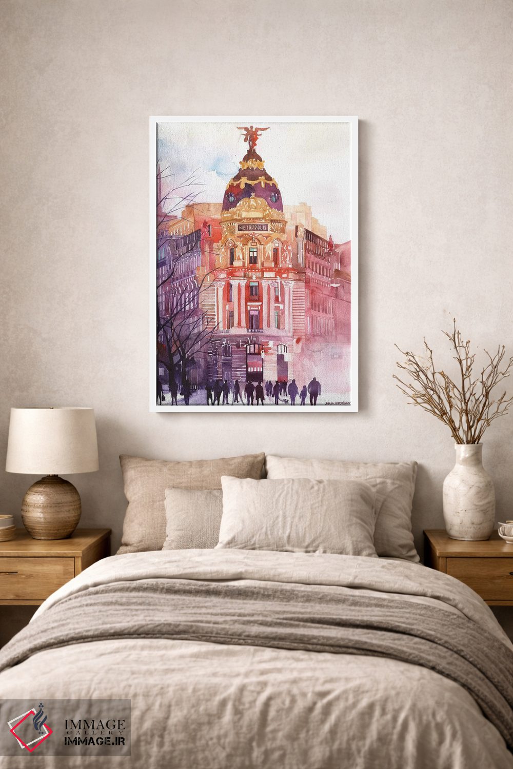 تابلو دکوراتیو مادرید اثر ماجا ورونسکا - D1W