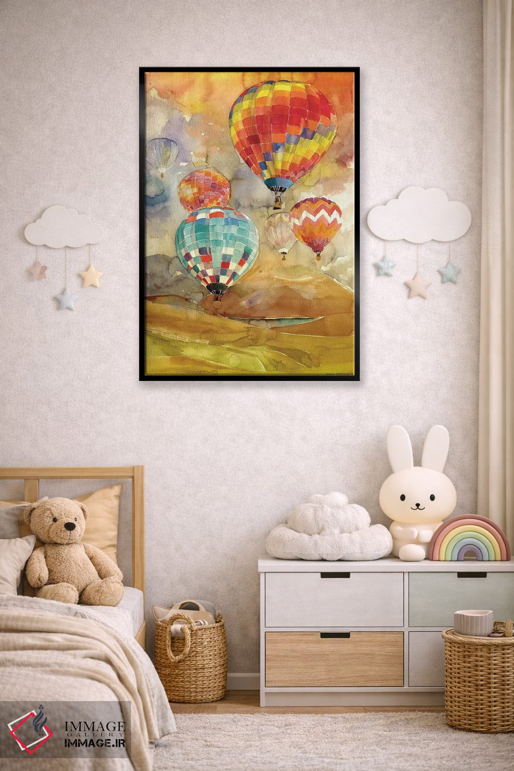 تابلو دکوراتیو بادکنک ها اثر ماجا ورونسکا - D6B