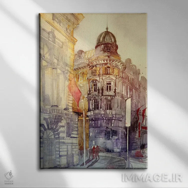 تابلو دکوراتیو وین اثر ماجا ورونسکا - نمای روبهرو روی دیوار