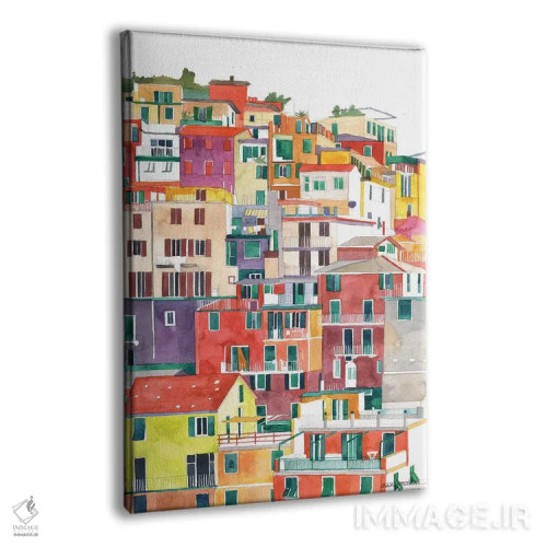 تابلو دکوراتیو چینکو تره I اثر ماجا ورونسکا - نمای پرسپکتیو محصول