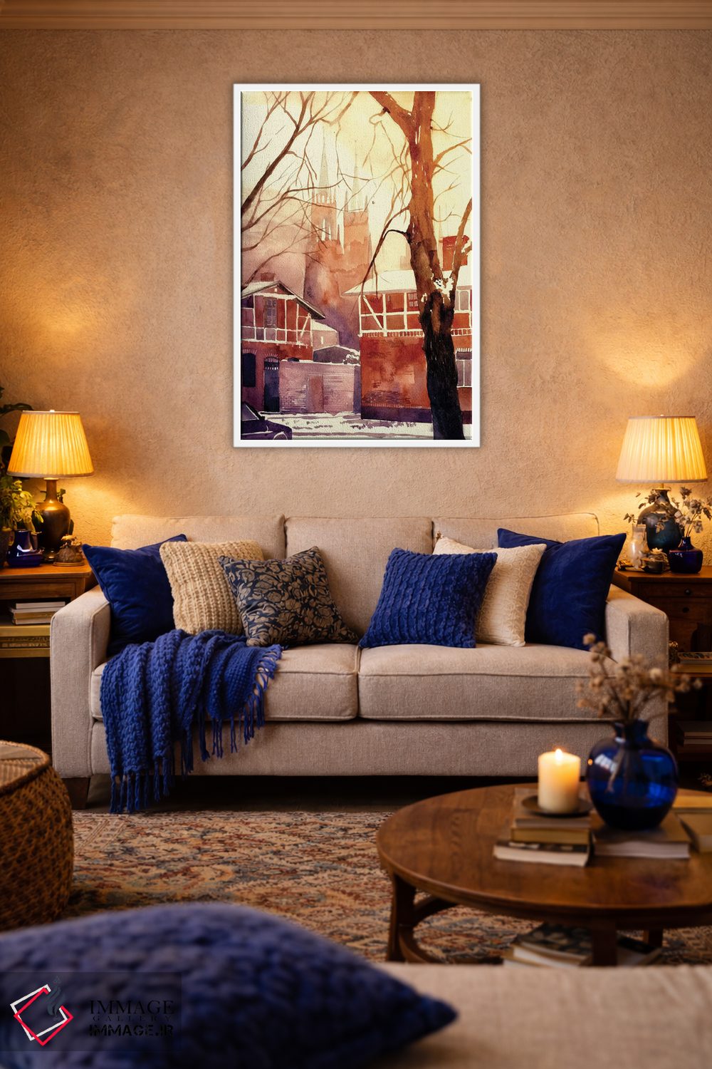 تابلو دکوراتیو زمستان در لهستان اثر ماجا ورونسکا - D2W