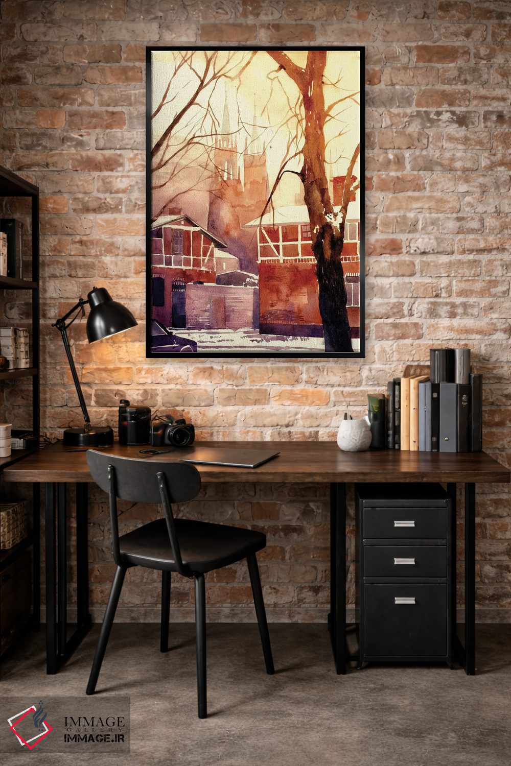 تابلو دکوراتیو زمستان در لهستان اثر ماجا ورونسکا - D4B