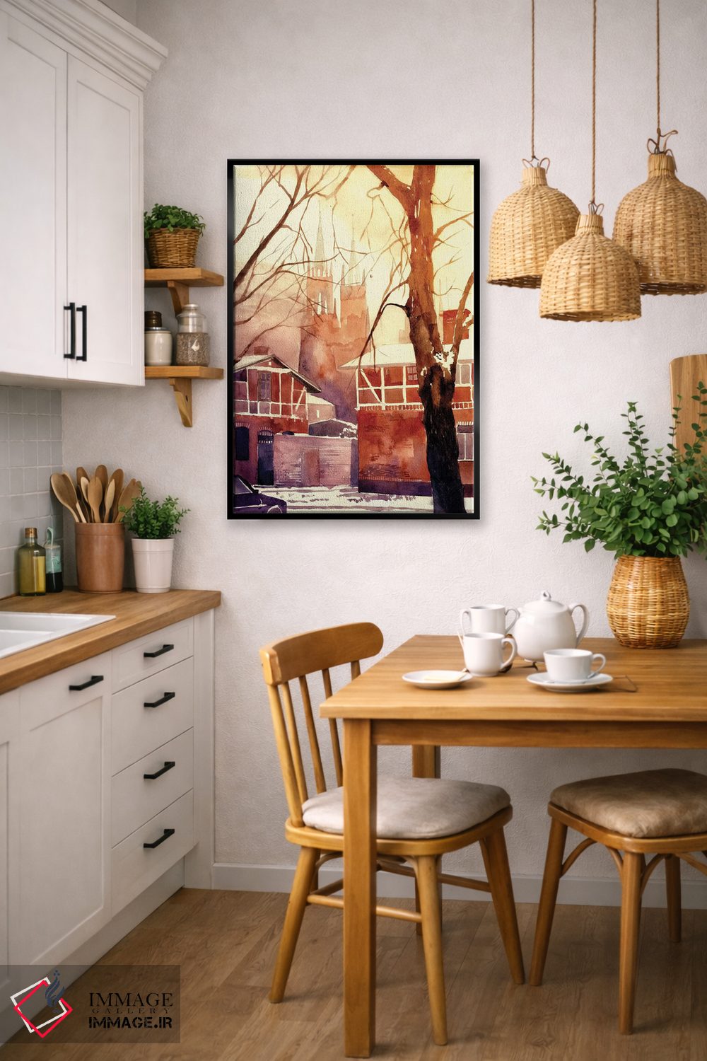 تابلو دکوراتیو زمستان در لهستان اثر ماجا ورونسکا - D5B