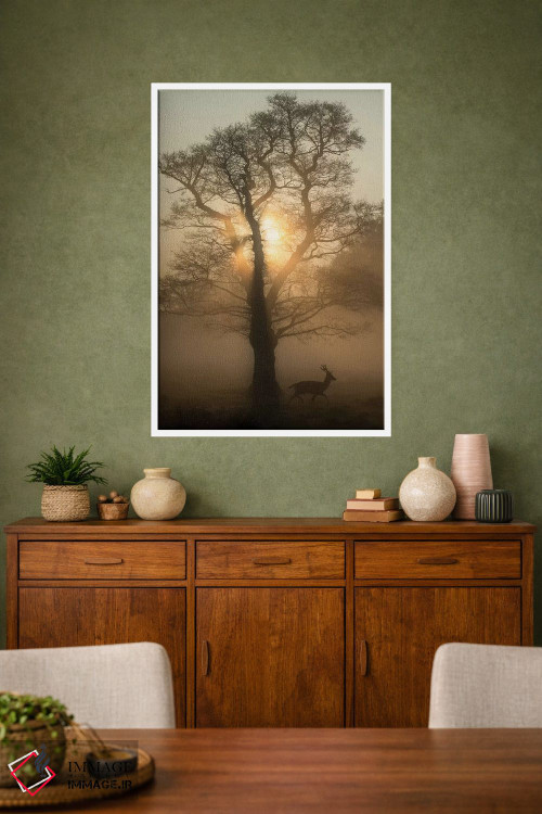 تابلو دکوراتیو درخت سپیده دم اثر مکس الیس - D1W