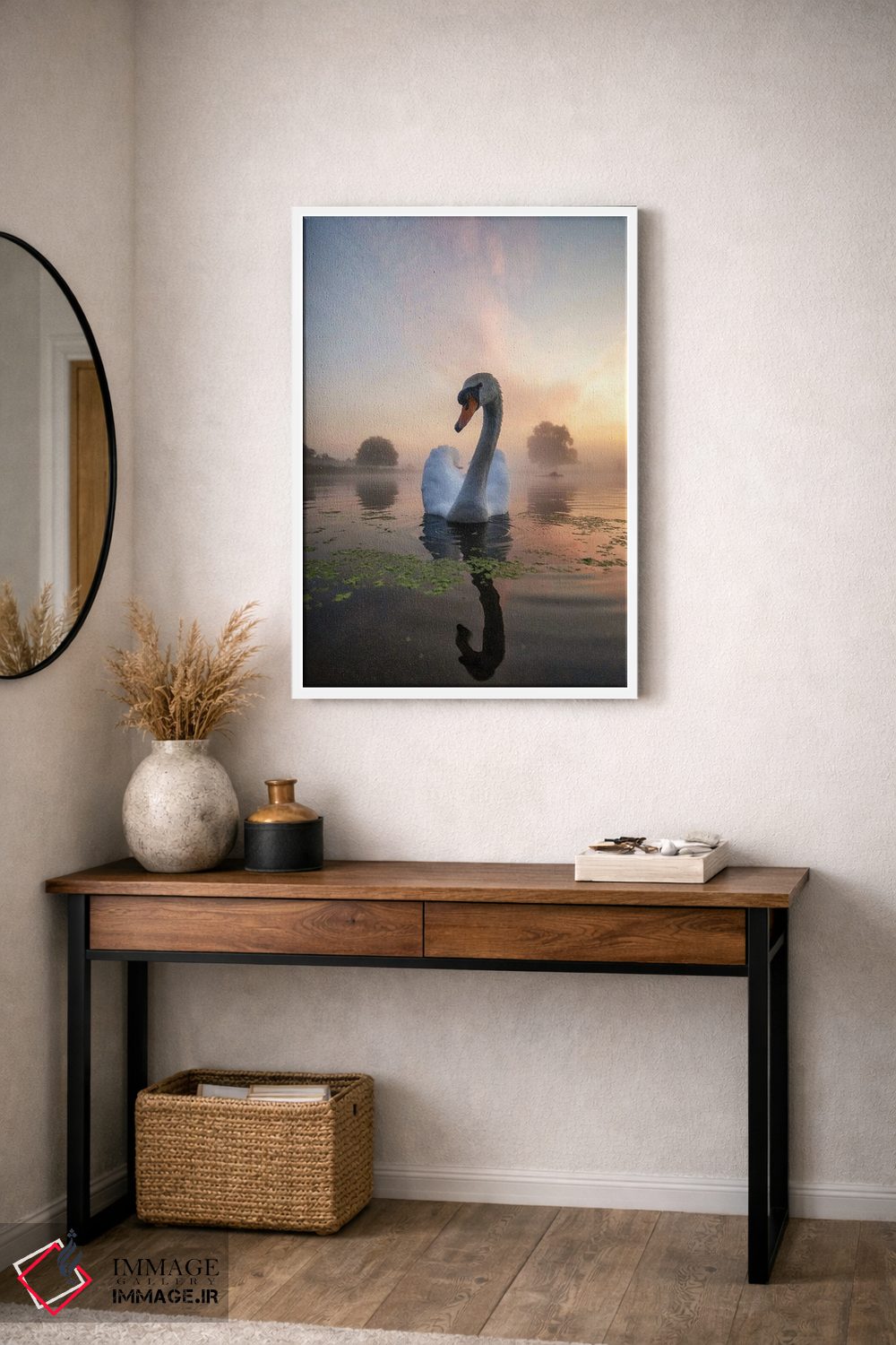 تابلو دکوراتیو قوی مه آلود زیر خورشید اثر مکس الیس - D2W