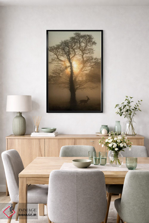 تابلو دکوراتیو درخت سپیده دم اثر مکس الیس - D6B
