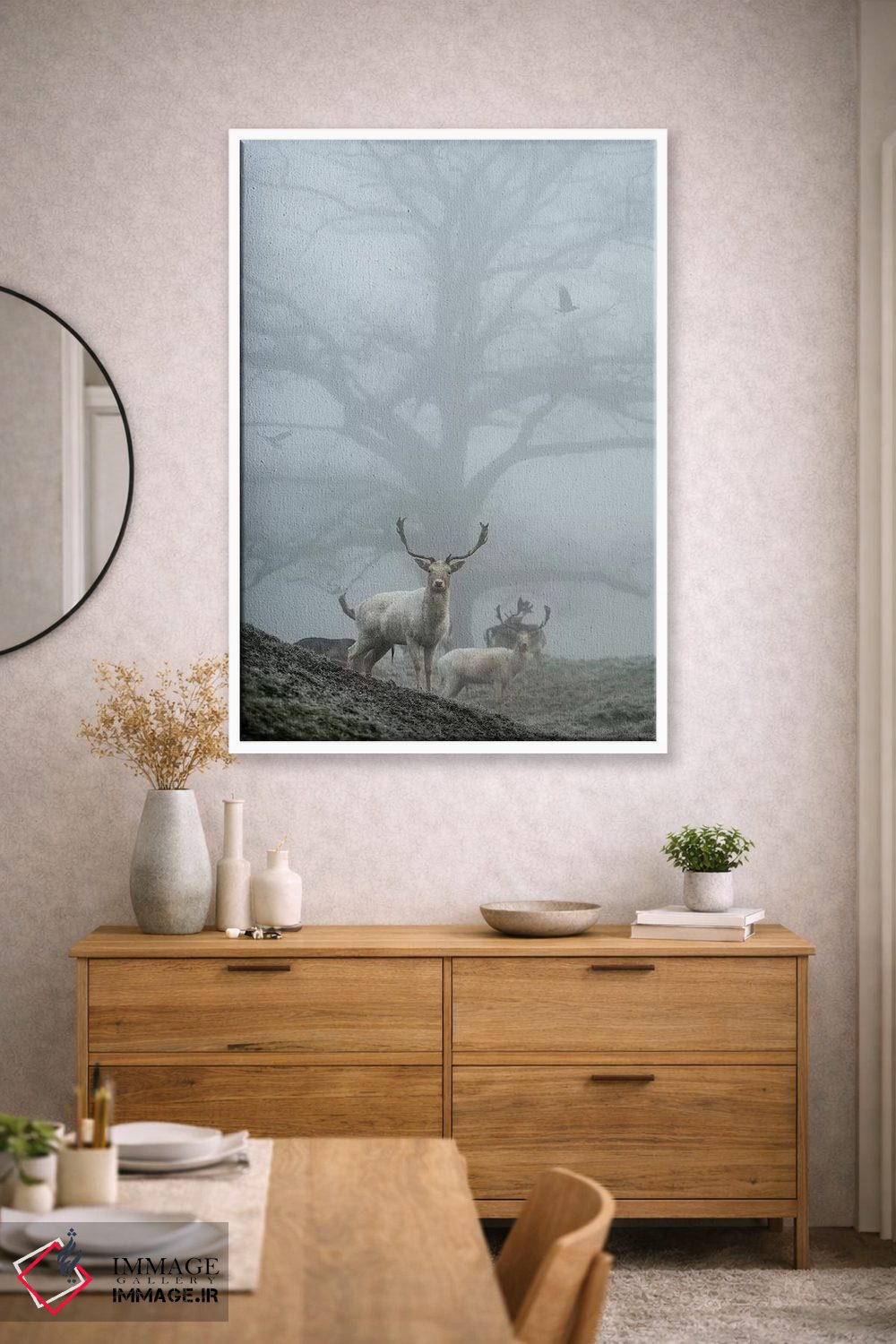 تابلو دکوراتیو مه آلودترین اثر مکس الیس - D1W