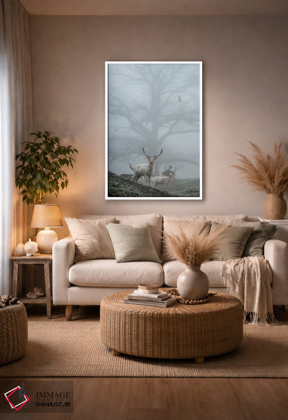 تابلو دکوراتیو مه آلودترین اثر مکس الیس - D3W