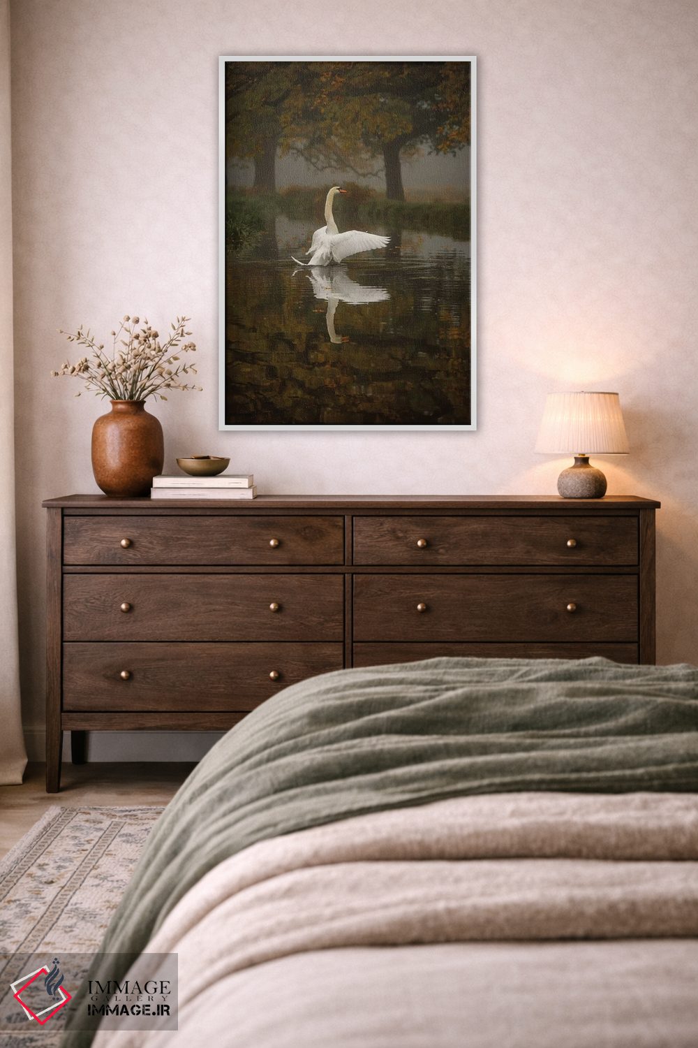 تابلو دکوراتیو قوی تنها اثر مکس الیس - D2W