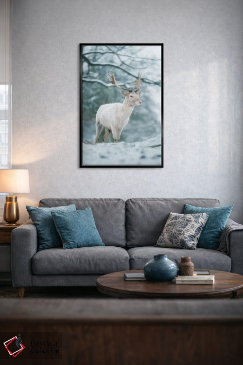 تابلو دکوراتیو سفید برفی اثر مکس الیس - D3B