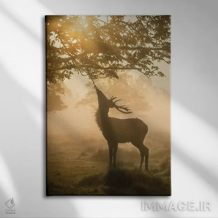 تابلو دکوراتیو انتظار برای صبحانه اثر مکس الیس - نمای روبهرو روی دیوار